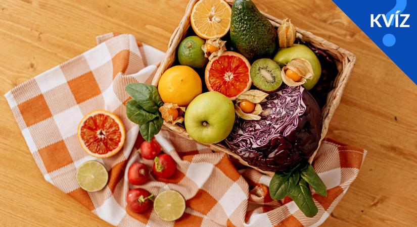 KVÍZ: Nagy gasztronómiai felmérés! Tudod, mi gyümölcs és mi zöldség valójában?