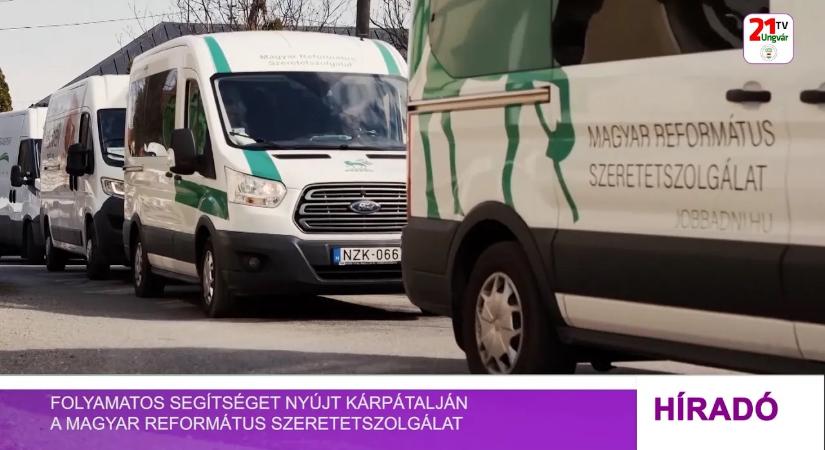 Folyamatos segítséget nyújt Kárpátalján a Magyar Református Szeretetszolgálat (videó)