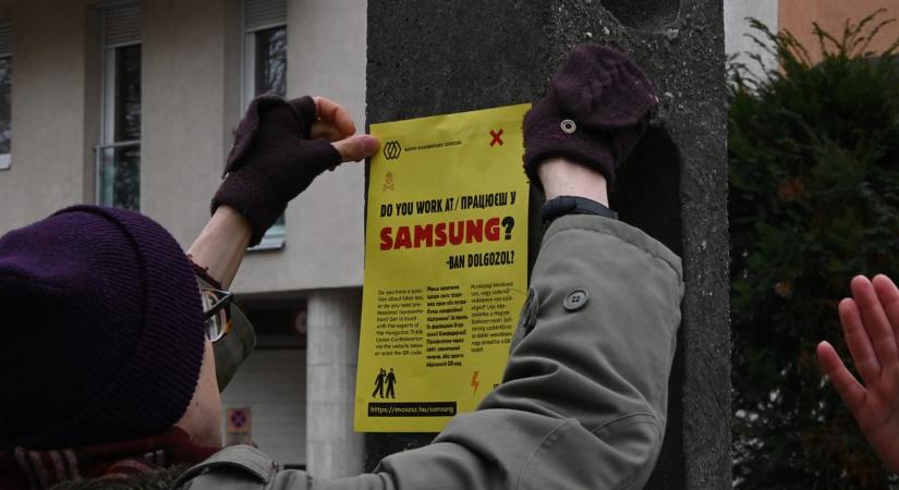 Nem reagált a Samsung a követeléseikre, házhoz vitték a dolgozóknak szóló tájékoztatót a szakszervezetek