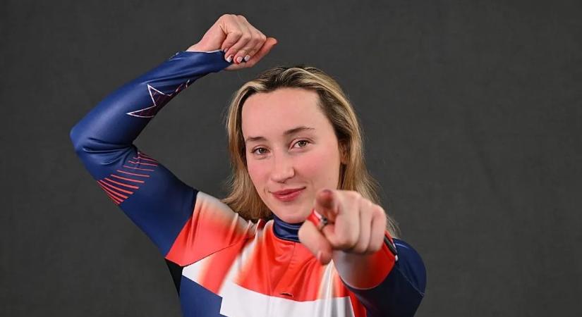 Az éremről lemaradt, de a randizásról nem az amerikai szánkós a téli olimpián