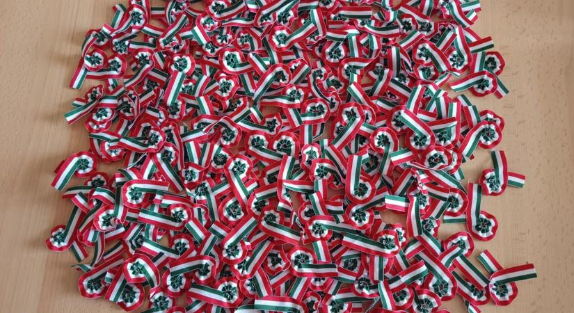 Szabadidejükben varratnak ezerszámra kokárdákat diákokkal, tanárokkal és nyugdíjasokkal – csak azt nem tudják, miért