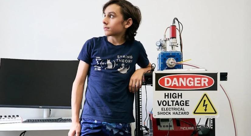 Működő fúziós reaktort épített egy 12 éves amerikai iskolás