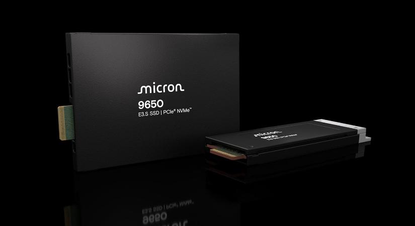 Sorozatgyártásba kerültek az iparág első PCI Express 6.0-s SSD kártyái, a Micron 9650-es sorozatának tagjai