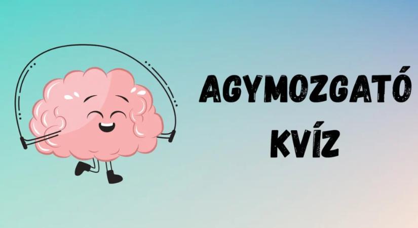 Agymozgató kvíz: Rendkívül büszke lehetsz a magadra, ha 9-ből legalább 7 kérdésre tudod a jó választ!