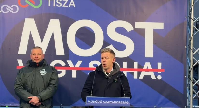 Magyar Péter Hajdúszoboszlón-ÉLŐ