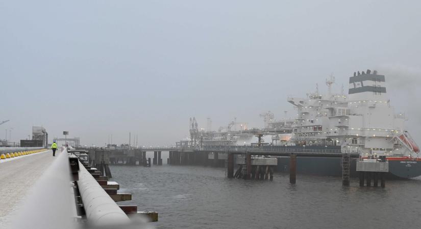 A német gázkészletek 2013 óta a legalacsonyabb szintre estek, a jég megbénította a cseppfolyósított gáz utánpótlást