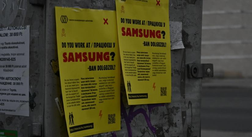 Gödi Samsung-gyár: a MASZSZ „házhoz” viszi a dolgozóknak a segélyvonal elérhetőségét
