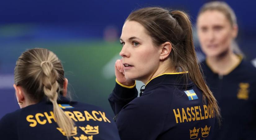 Téli olimpia: először kaptak ki a svédek a női curlingtornán