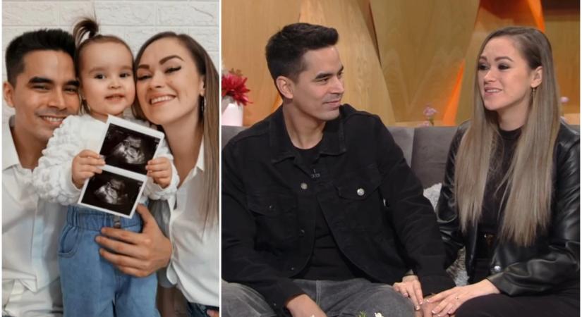 „Spagetti” – így becézi születendő kistestvért Békefi Viki és Feng Ya Ou kislánya