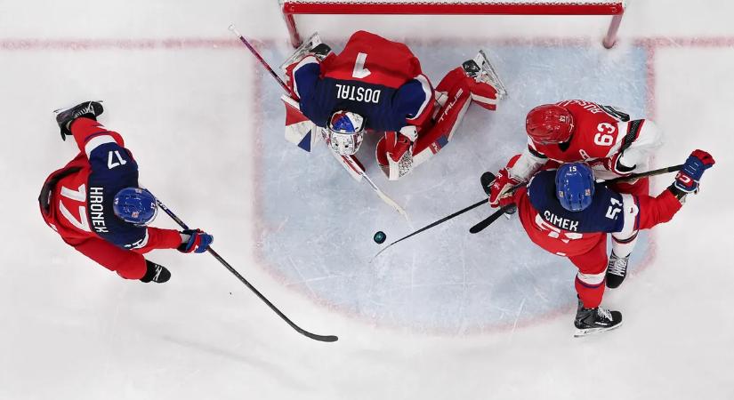 Téli olimpia: Csehország izgalmas meccsen győzte le a dánokat a férfi hokitornán