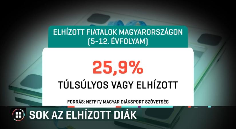 Minden negyedik magyar iskolás túlsúlyos vagy elhízott