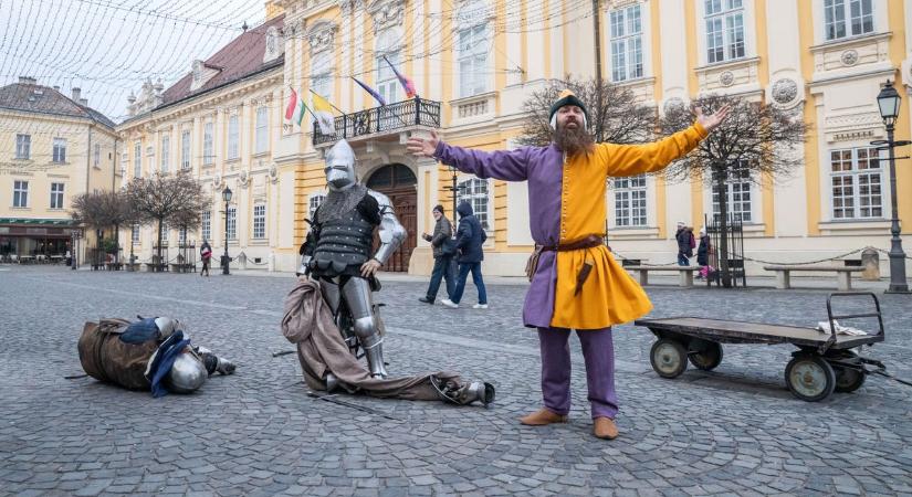 Harci jelenetek a belváros szívében (galéria)