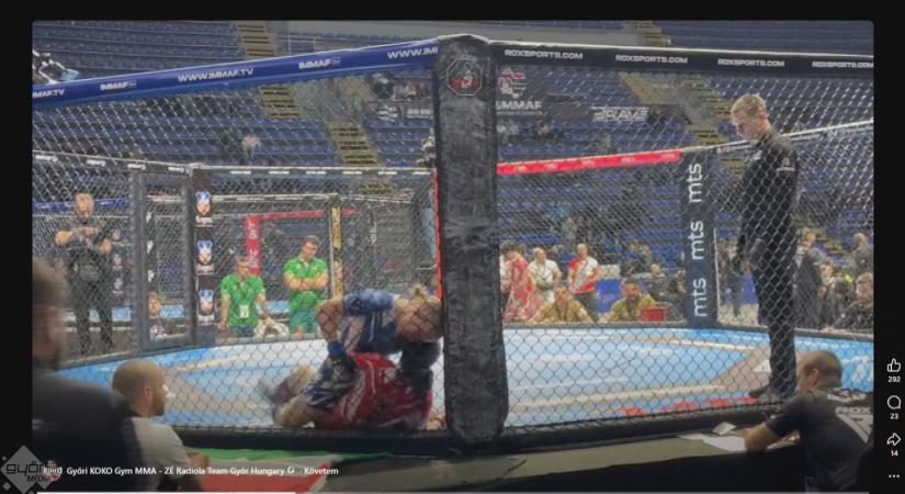 Győri harcosok a dobogó közelében