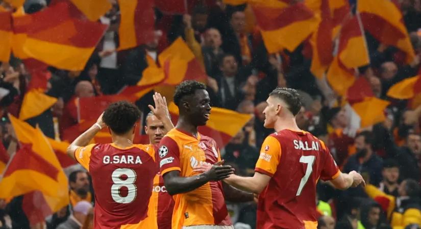 Bajnokok Ligája: Sallai Rolanddal a kezdőben a Galatasaray kiütötte a Juventust