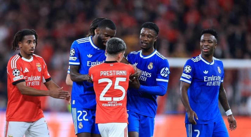 Csúnya vereségbe szaladt bele a Juventus, állítólagos rasszista beszólás miatt állt a játék a Benfica és a Real meccsén