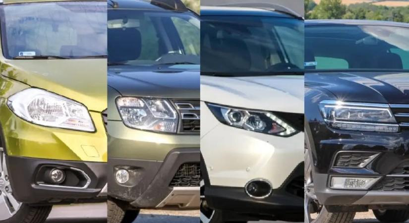 4,5 milliót egy 10 éves Dusterért? Ennyibe kerülnek a 2016-ban gyártott, középkategóriás SUV-ok!