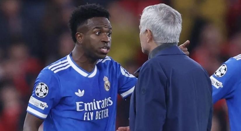 „A futball szégyene” – Mourinho csalással vádolta meg a Real Madridot, a hisztiző Vinícusnak is üzent