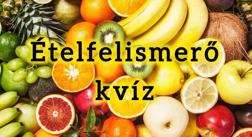 Ételfelismerő kvíz: Te felismered az ételeket egyetlen képrészlet alapján?