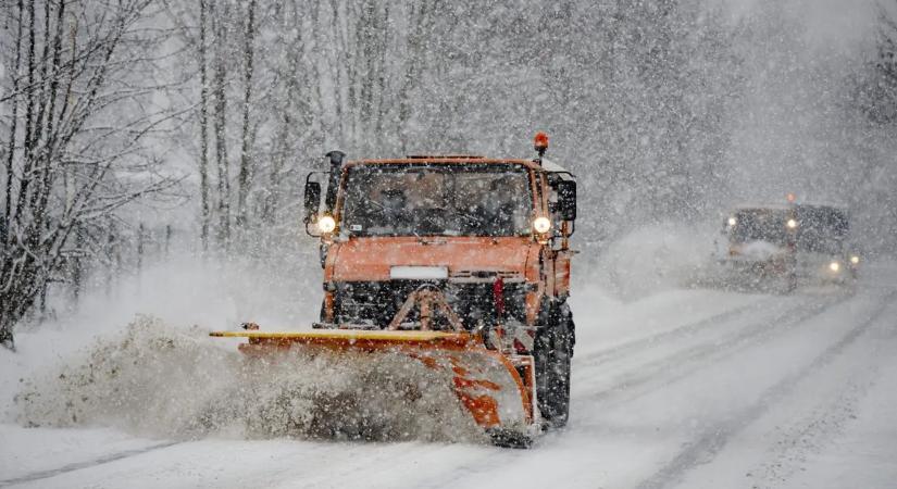 Betör az országba a front, itt lehet 20 centi hó csütörtök estére