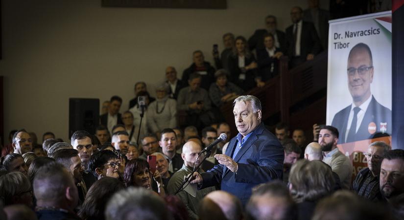 Orbán Viktor: Ha most lennének a választások, 106 választókerületből 65-70-et nyerne a Fidesz