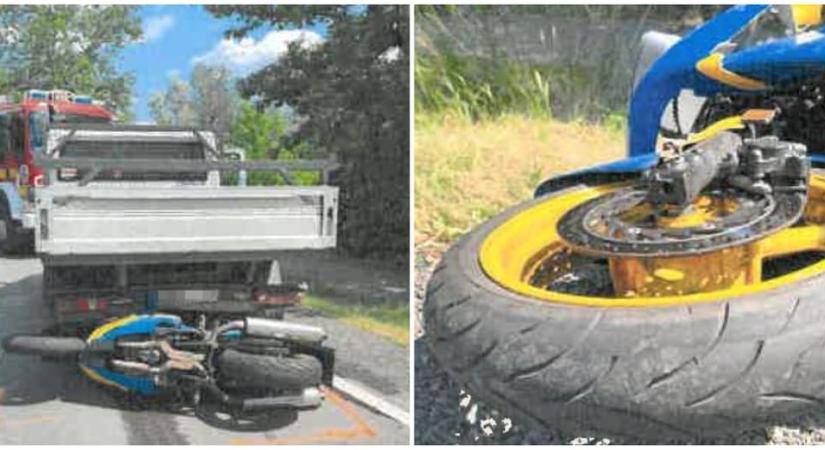 Nem adott elsőbbséget a teherautós, súlyosan megsérült egy motoros Kecskemétnél