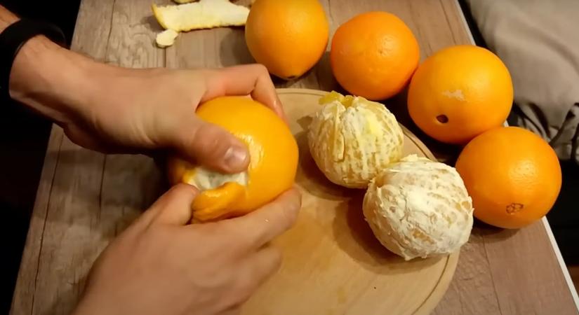 Sógornőm a mosógépbe teszi a narancshéjat: amikor megláttam az eredményt, megdöbbentem