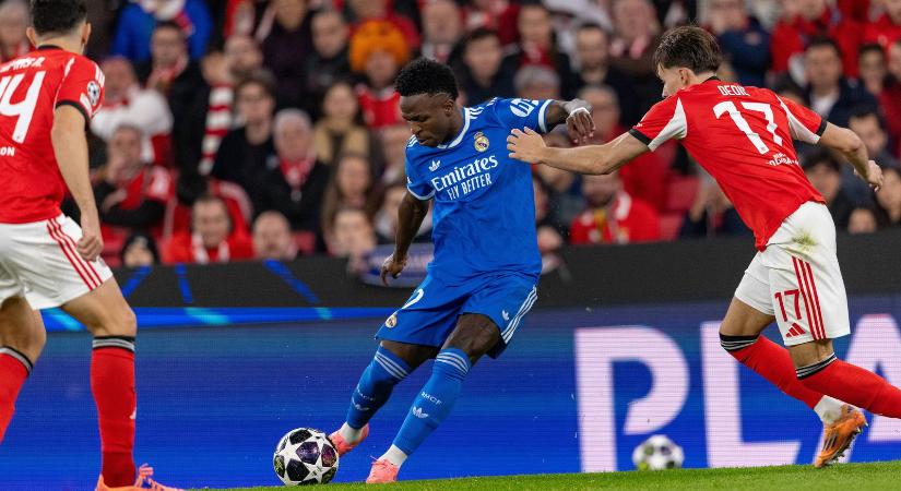 Hatalmas botrány a Bajnokok Ligájában, örökre eltilthatják a Benfica sztárját, Vinícius Jr. áll a háttérben