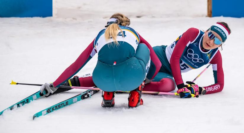 Sífutás: a magyar váltó a 25. helyen zárt a szabadstílusú női csapatsprintjében