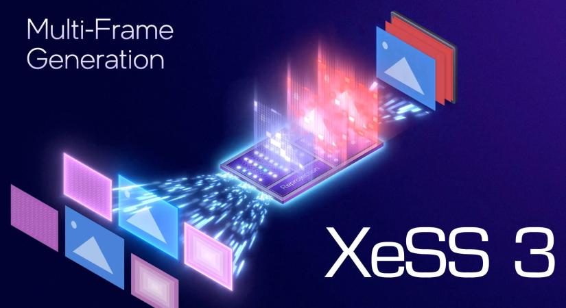 Intel XeSS 3 Multi-Frame Generation támogatást kaptak az Intel régebbi videokártyái és egyes iGPU-i is