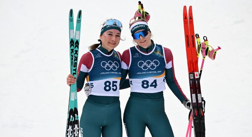 25. hely a sprint csapatversenyében: így zárt a magyar női sífutó páros az olimpián