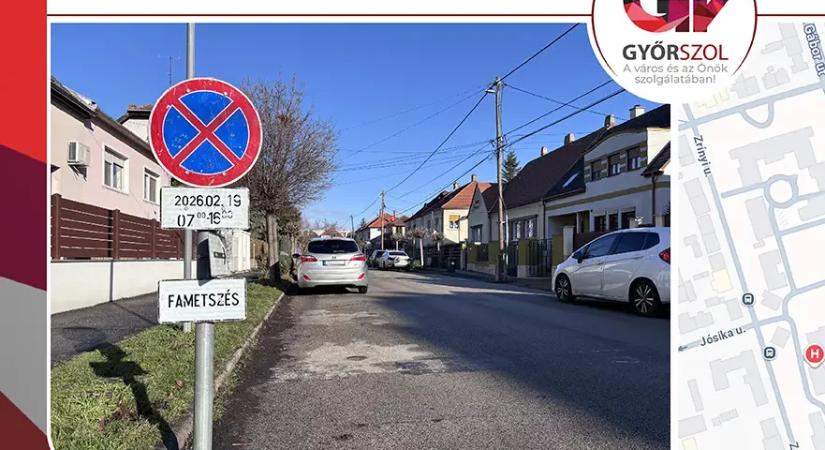 Útlezárás és parkolási tilalom a Liezen-Mayer utcában