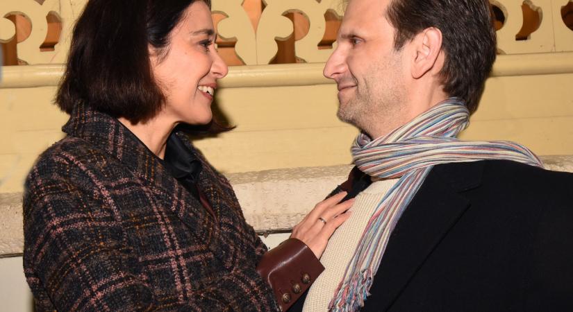 Gryllus Dorka és férje, Simon Kornél tapsviharban ünnepelték közös filmjük premierjét