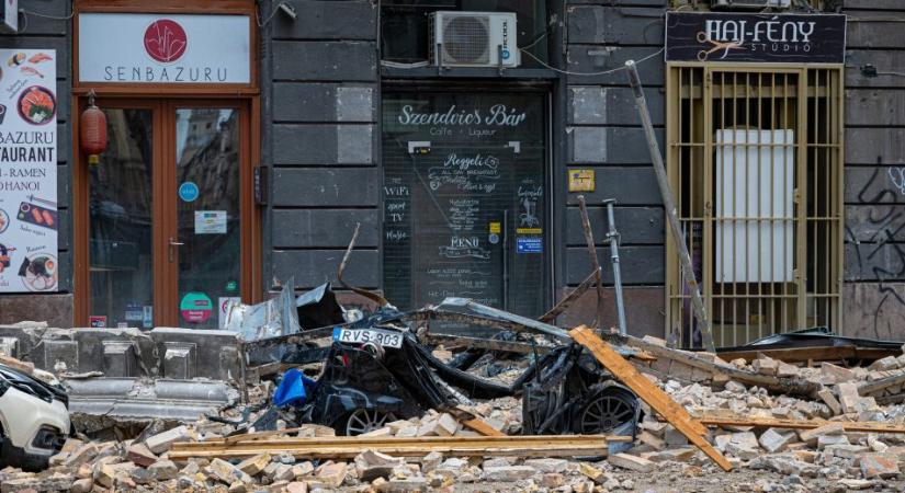 Négy fő ellen emeltek vádat a Jókai utcai házomlás ügyében, de egyikük sem érzi felelősnek magát a tragikus balesetért