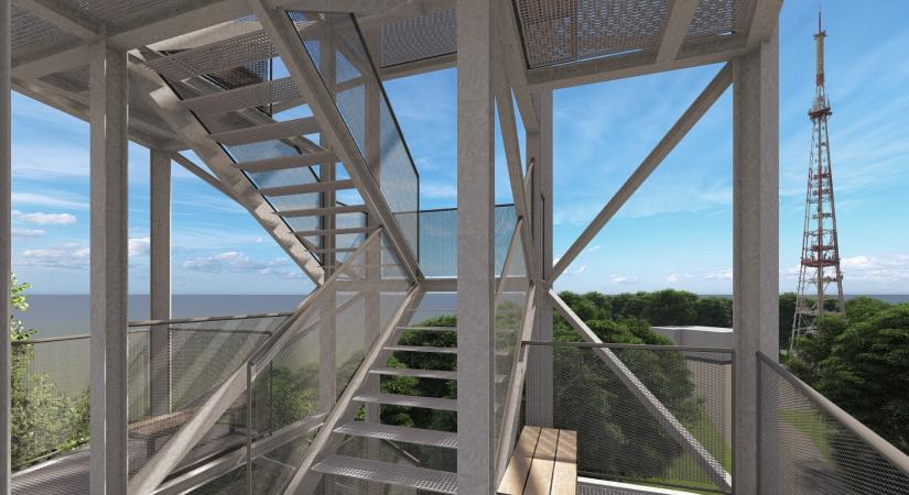 Nyilvánosságra hozták a terveket: különleges formát kap az ország egyik legújabb kilátója