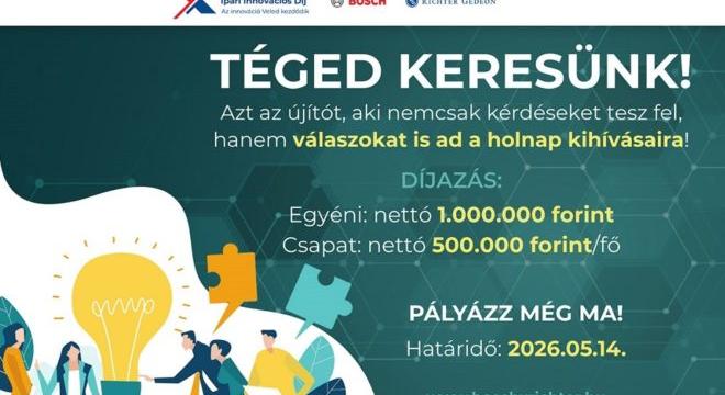 A jövő nem vár: innovátorok új generációját keresi a Bosch és a Richter