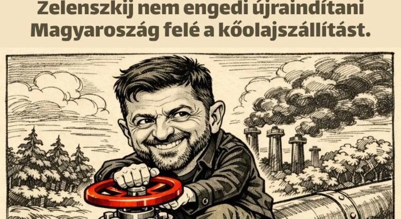 Menczer Tamás: Zelenszkij bünteti Magyarországot az olajvezeték elzárásával