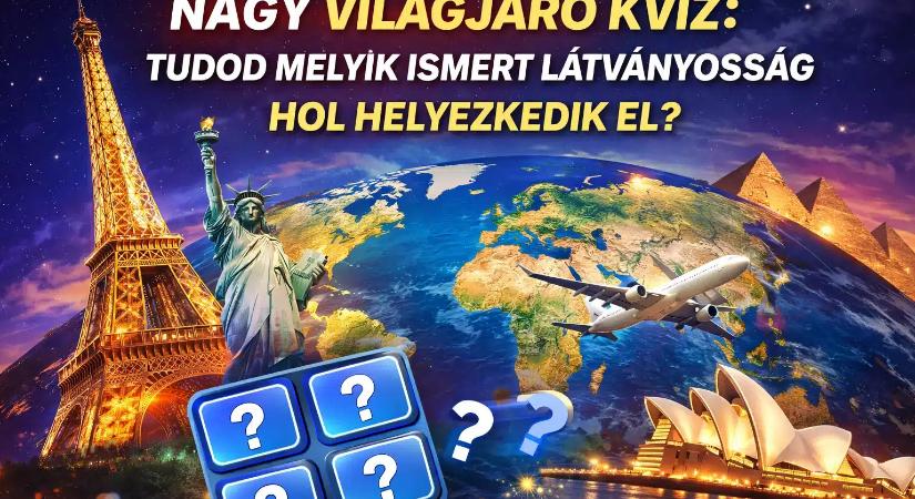 Világjáró kvíz: Tudod melyik közismert látványosság hol helyezkedik el? Fogadjunk, hogy mind nem fog menni!