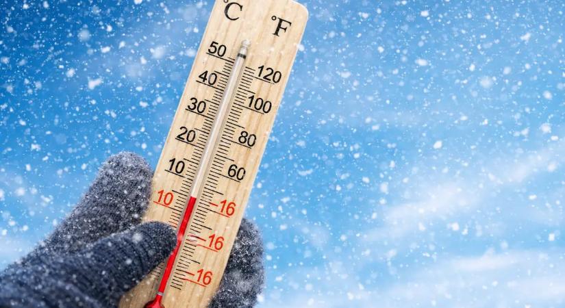 Brutális hidegfront csap le Magyarországra: akár mínusz 16 fok is jöhet Vác és Balassagyarmat közelében