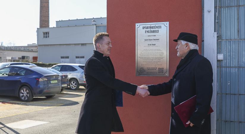 Győr ipari múltja új emléktáblát kapott
