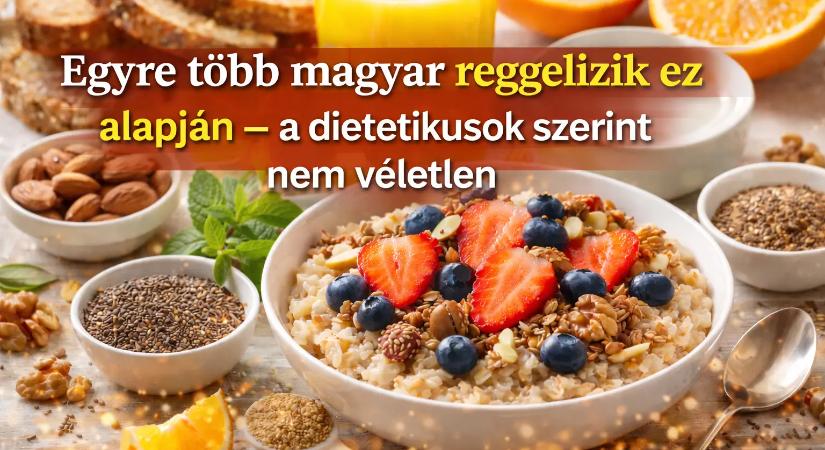 Egyre több magyar reggelizik így – a dietetikusok szerint nem véletlen