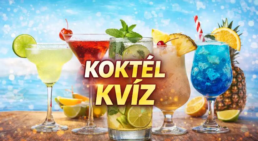 Koktél kvíz: Tudod, melyik koktél milyen összetevőkből áll? Nézzük meg!