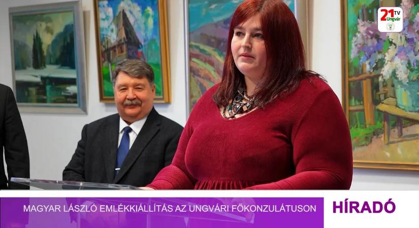 Magyar László emlékkiállítás az ungvári főkonzulátuson (videó)