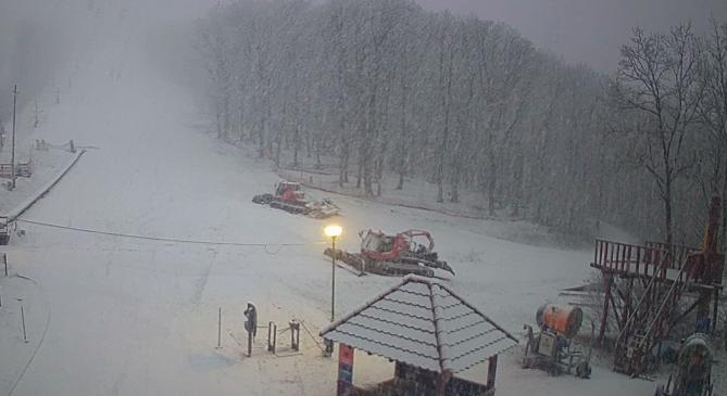 Tél a semmiből: fél óra alatt fehéredett ki a Zemplén