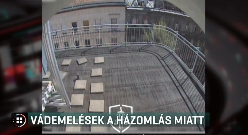 Új videó került elő a Jókai utacai házomlásról