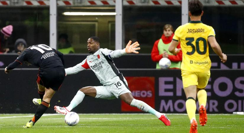 Hazai pályán ikszelt a Milan, csak egy ponttal tudta csökkenteni hátrányát az Inter mögött