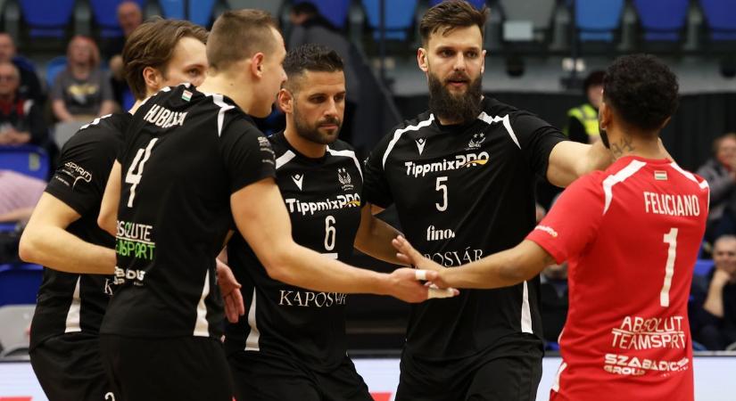 A Fino Kaposvár Szolnokon sem engedett át játszmát