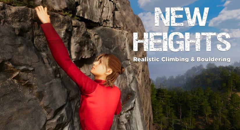 Ha tetszett a Cairn, akkor ezt egyenesen imádni fogod! A New Heights egy igazi boulder-szimulátor