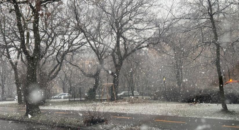 Csütörtöki időjárás: havas eső, hó is jöhet