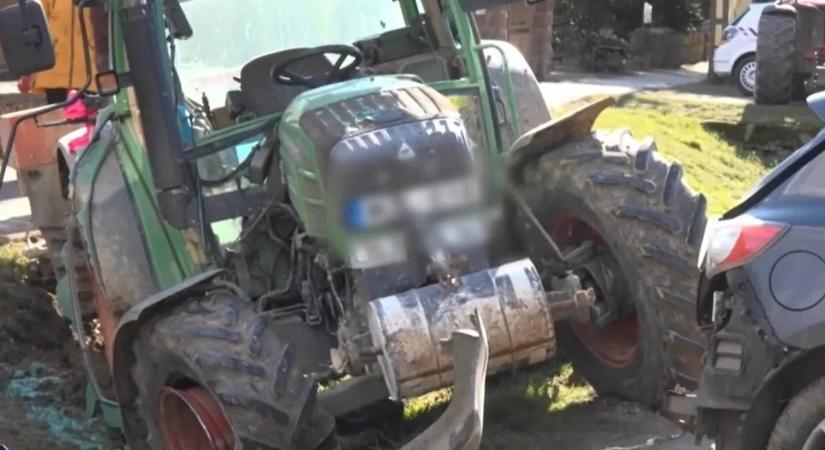 Infarktust kapott a vasi traktoros, mindenkit letarolt