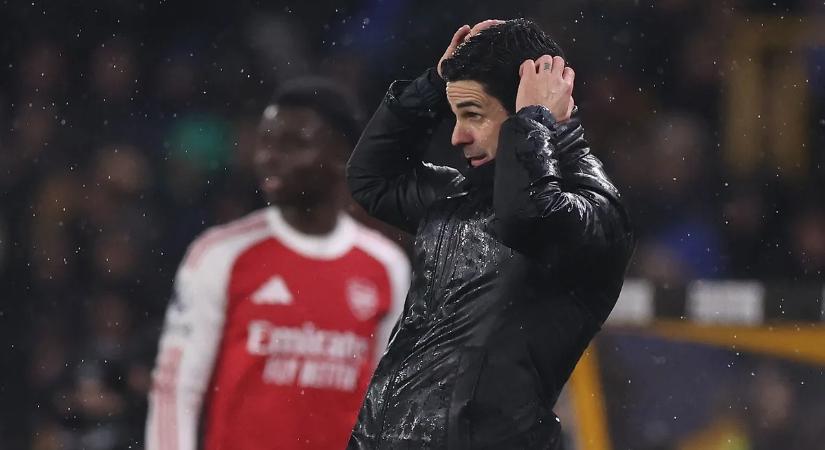 Arteta az Arsenal újabb pofonja után: Semmit sem mutattunk abból, ami a bajnoki címhez kell